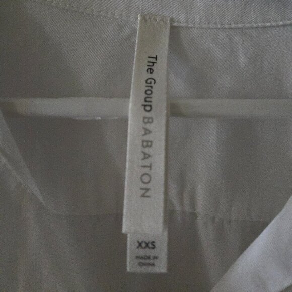 Aritzia Babaton Whilte Utility Shirt size xxs - Picture 3 of 7